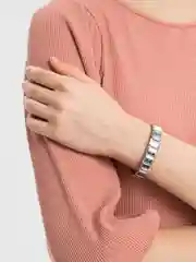 Серебряный браслет унисекс, стальной
