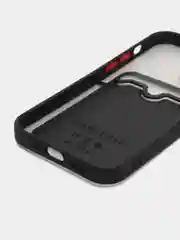 Черный чехол на iPhone XR, X, XS, 11, 12, 12Pro, 13, 13 Pro, с карманом для карт