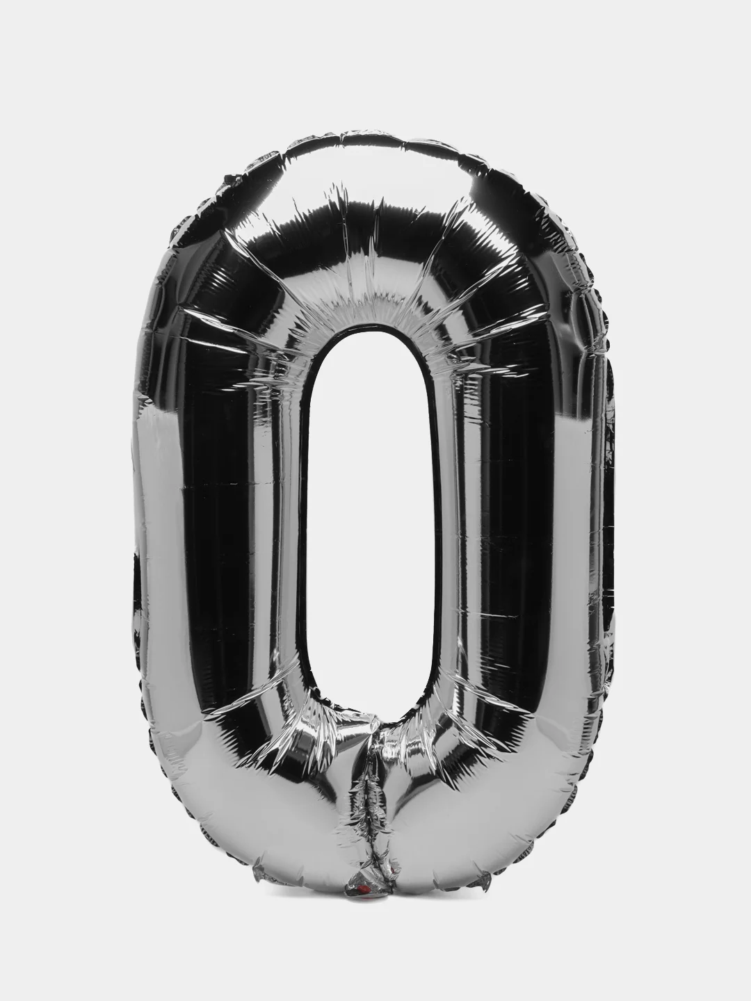 Шар фольгированный "Цифра", 98-115 см, серебряный
