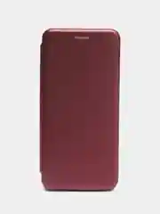 Багровый чехол-книжка Honor 7A, 7C, 8A, 8X, X8, 9, 9A, 9C, 9S, 9X, 10I, 10 Lite, 20, Y5P, Y6P
