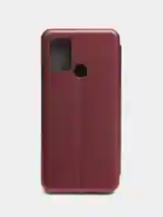 Багровый чехол-книжка Honor 7A, 7C, 8A, 8X, X8, 9, 9A, 9C, 9S, 9X, 10I, 10 Lite, 20, Y5P, Y6P