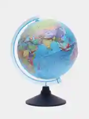 Глобус Земли политический, рельефный, 250 мм