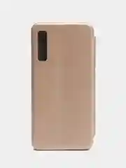 Золотой чехол-книжка на Samsung Galaxy A7 2018 (A750), Самсунг Галакси А7 2018 (А750)