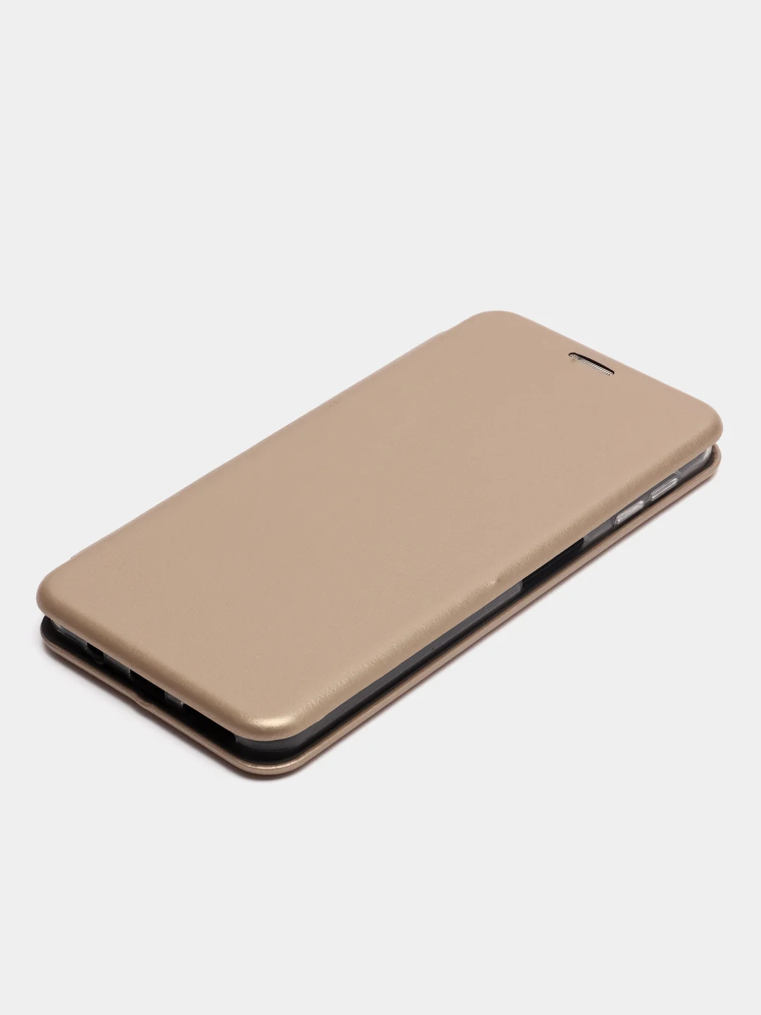 Золотой чехол-книжка на Samsung Galaxy A7 2018 (A750), Самсунг Галакси А7 2018 (А750)