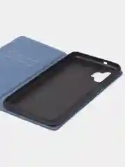Синий чехол-книжка для Samsung A13 из нубука Super Creative