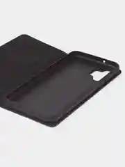 Черный чехол-книжка для Samsung A13 из нубука Super Creative
