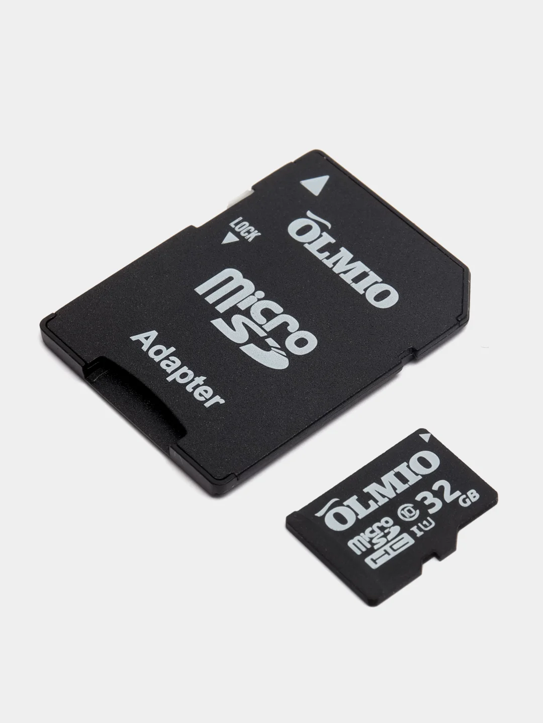 Карта памяти microSDXC OLMIO 10 UHS-I 32, 64, 128, 256 GB, c адаптером