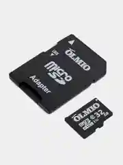 Карта памяти microSDXC OLMIO 10 UHS-I 32, 64, 128, 256 GB, c адаптером