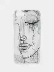 Чехол с принтом девушки для iPhone
