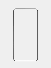 Защитное стекло для Samsung Galaxy S22 Plus с олеофобным покрытием и черной рамкой