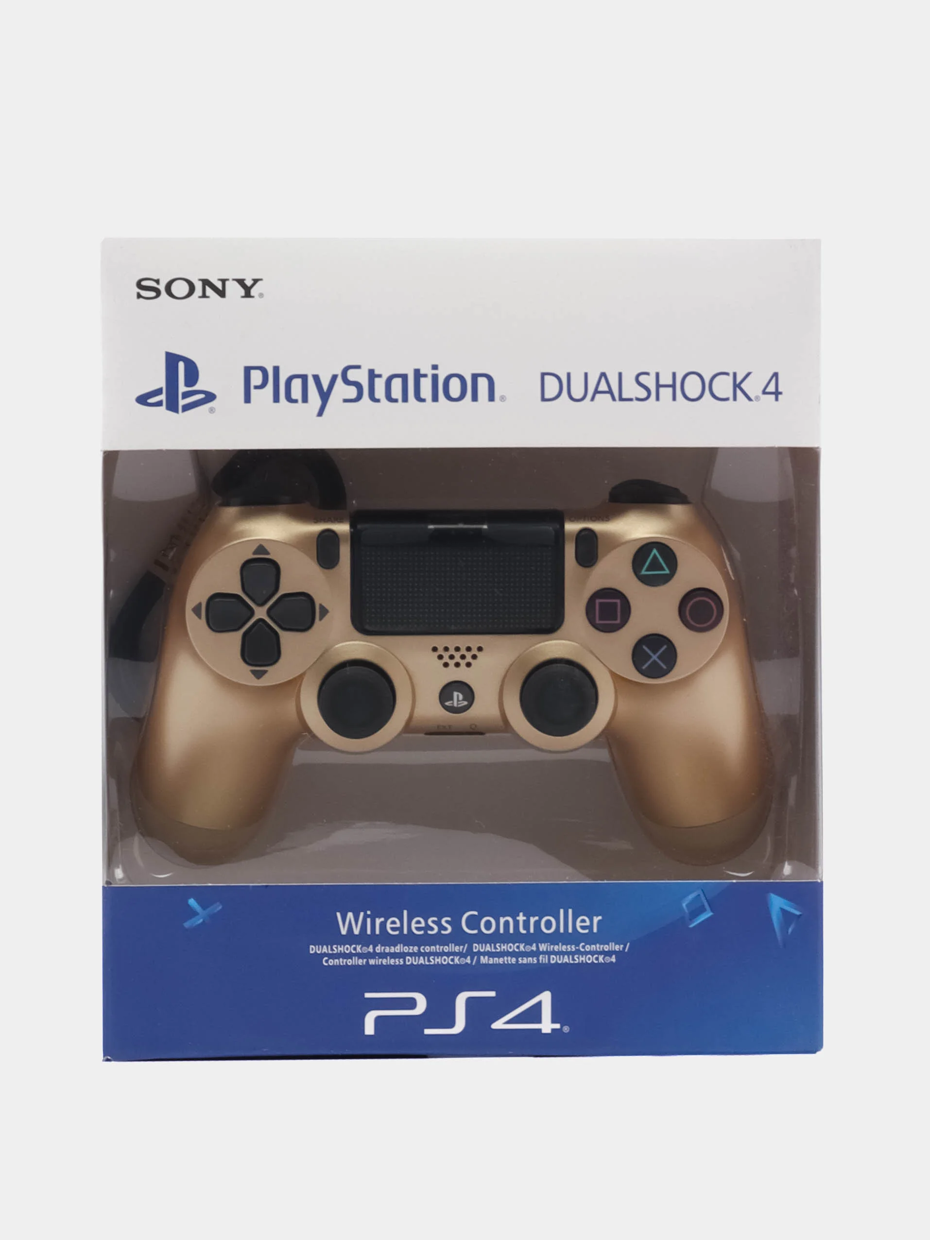 Золотой беспроводной геймпад джойстик DualShock для PS4, телефона и ПК, для PlayStation 4