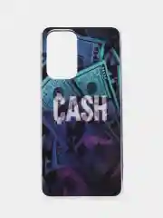 Коричневый чехол для Samsung Galaxy A33, Самсунг Галакси А33 5G, силиконовый, с рисунком