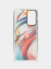 Алый чехол силиконовый для Note 11, с рисунком, из органического стекла