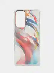 Алый чехол силиконовый для Note 11, с рисунком, из органического стекла