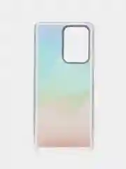 Мятный силиконовый чехол Mi 11t рисунком,из органического стекла