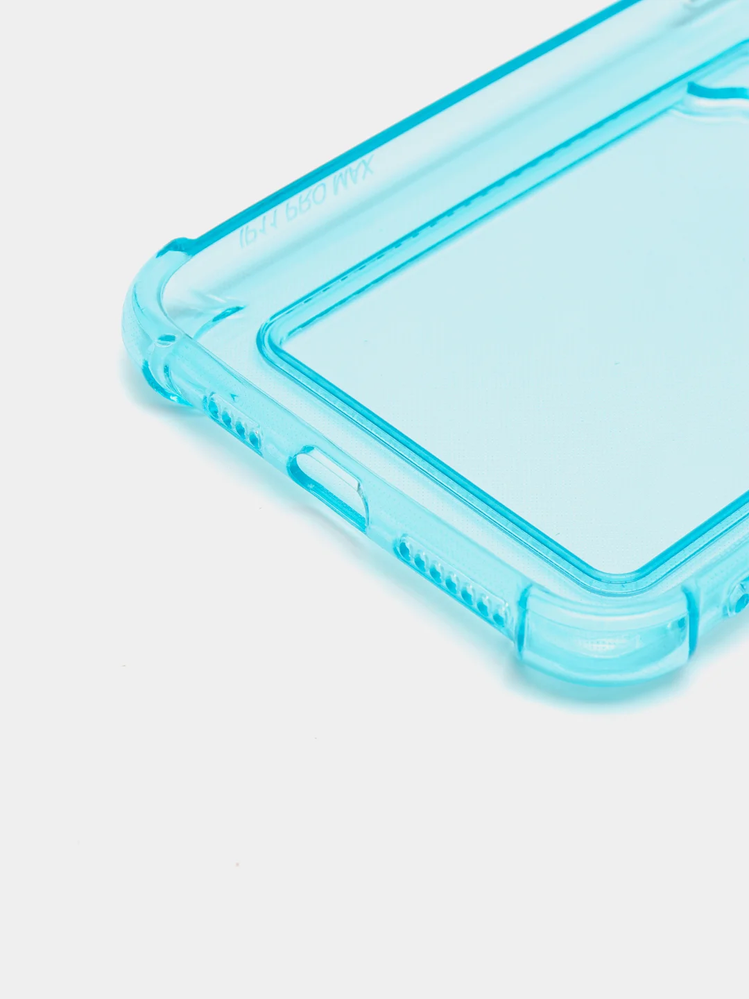 Бирюзовый чехол для iPhone XR, 11, 12, 13, 14, Pro, Pro Max, 7 / 8, 7 Plus, с карманом для карт