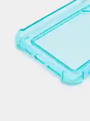 Бирюзовый чехол для iPhone XR, 11, 12, 13, 14, Pro, Pro Max, 7 / 8, 7 Plus, с карманом для карт