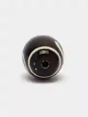 Алый бусина Дзи, длина 1 см