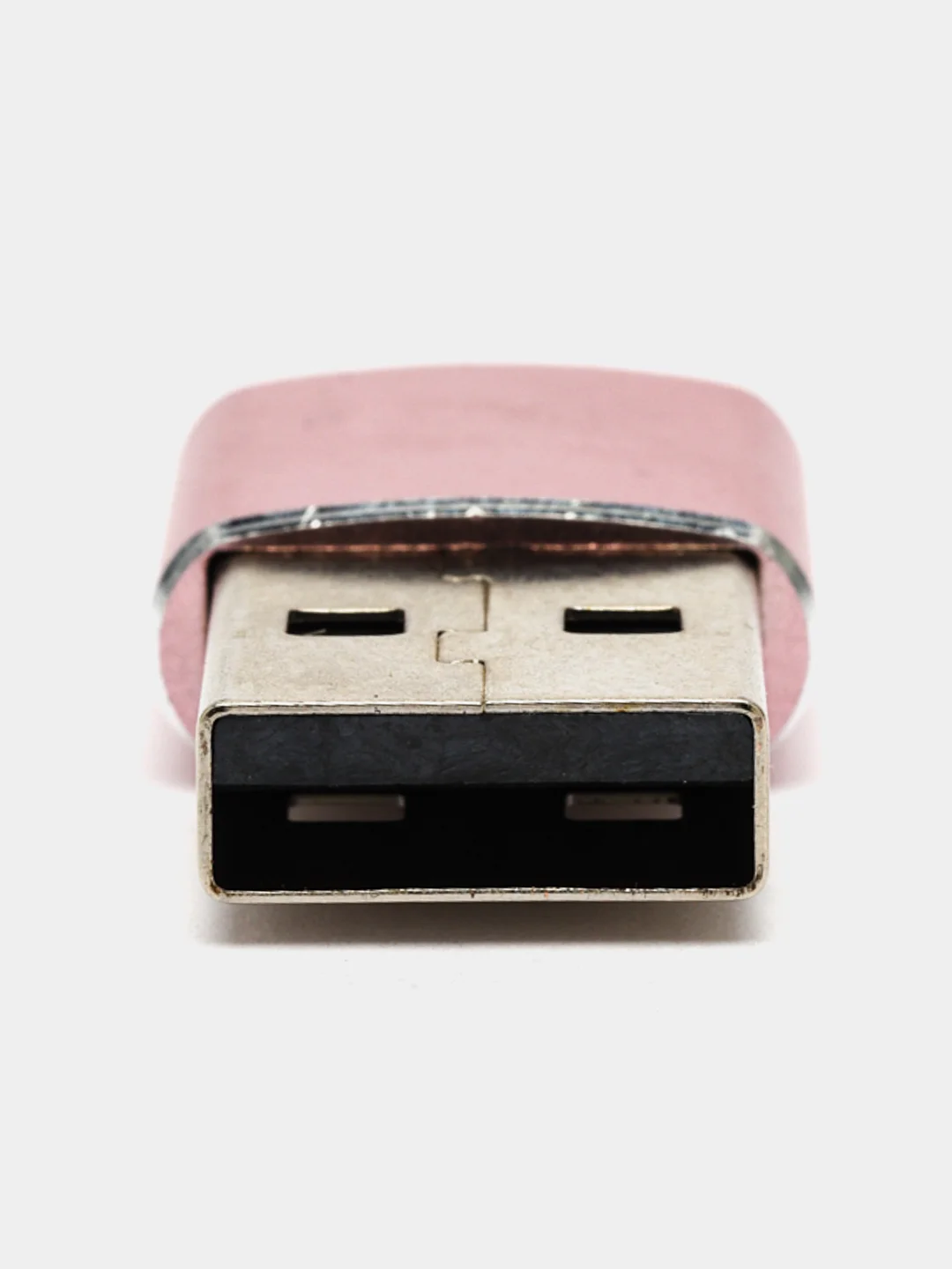 Розовый адаптер, переходник USB Type-C на USB-A OTG для смартфона, планшета, мобильных устройств