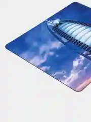 Горчичный игровой коврик для мыши 180*220*3 мм