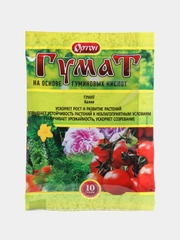 Удобрение гумино-минеральное ГУМАТ, порошок, 10 г