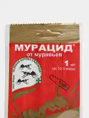 Средство от муравьев МУРАЦИД, ампула, 1 мл. Инсектицид