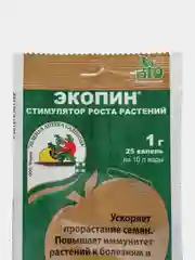 Универсальный биостимулятор ЭКОПИН с АНТИстрессовым эффектом, текучая паста, ампула, 1г