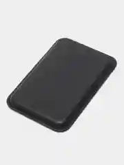 Черный кошелёк для карт на магните MagSafe Leather Wallet