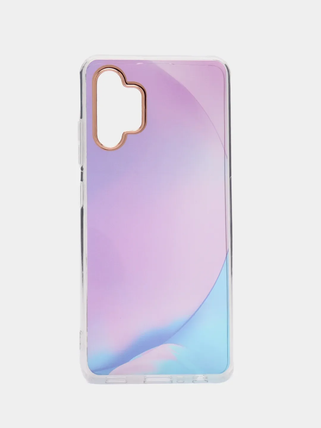 Силиконовый чехол Samsung A32 рисунком,из органического стекла