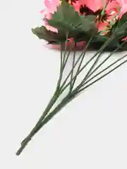 Кораллово-розовый ромашка цветная. Искусственные цветы. Два букета в упаковке