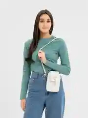 Белый мини сумка на плечо