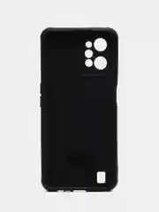 Черный чехол для Realme C31 / Реалми С31 силиконовый, под кожу