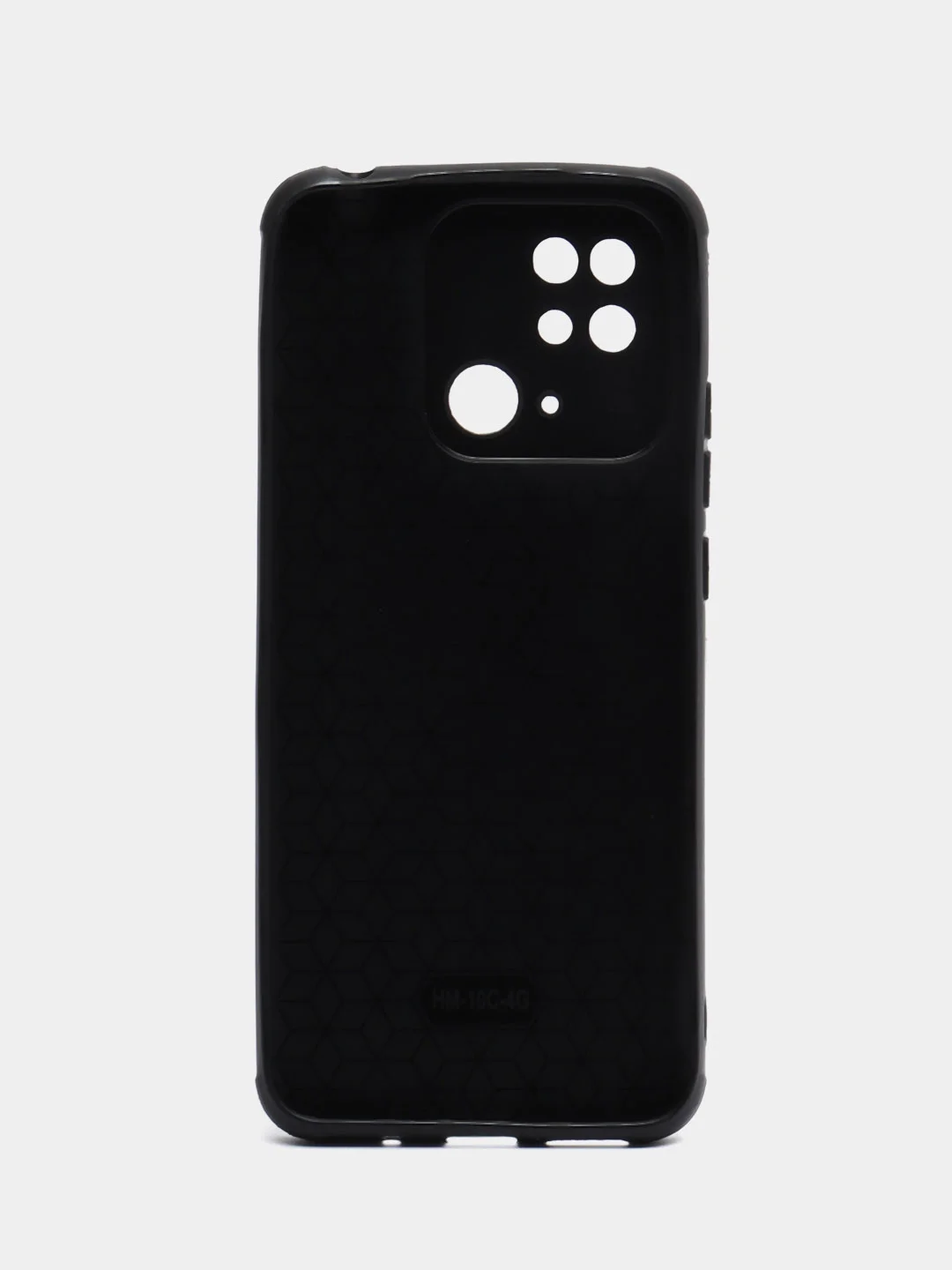 Угольный чехол для Xiaomi Redmi 10C / Poco C40, Сяоми Редми 10С / Поко С40 силиконовый, под кожу