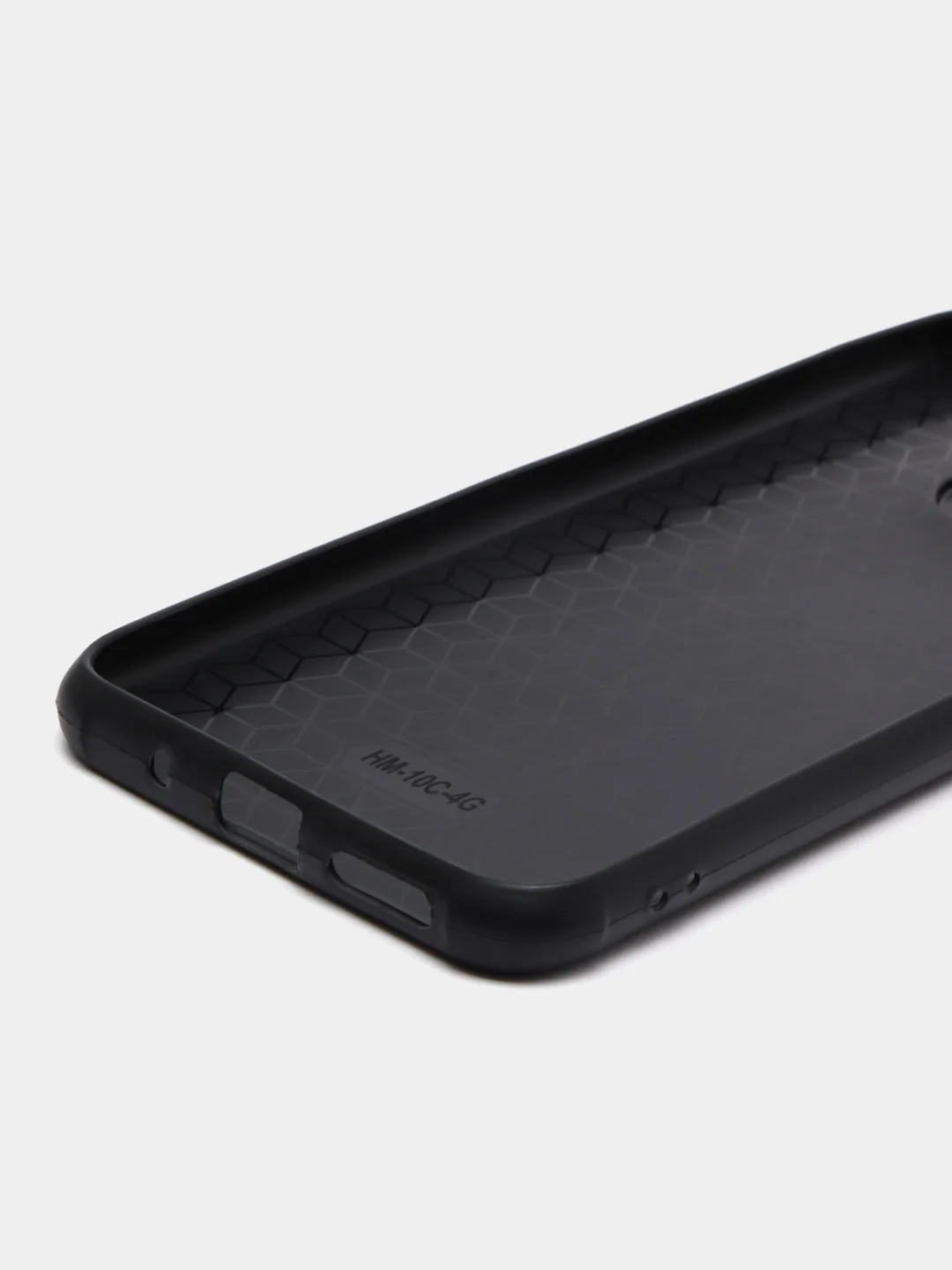 Угольный чехол для Xiaomi Redmi 10C / Poco C40, Сяоми Редми 10С / Поко С40 силиконовый, под кожу