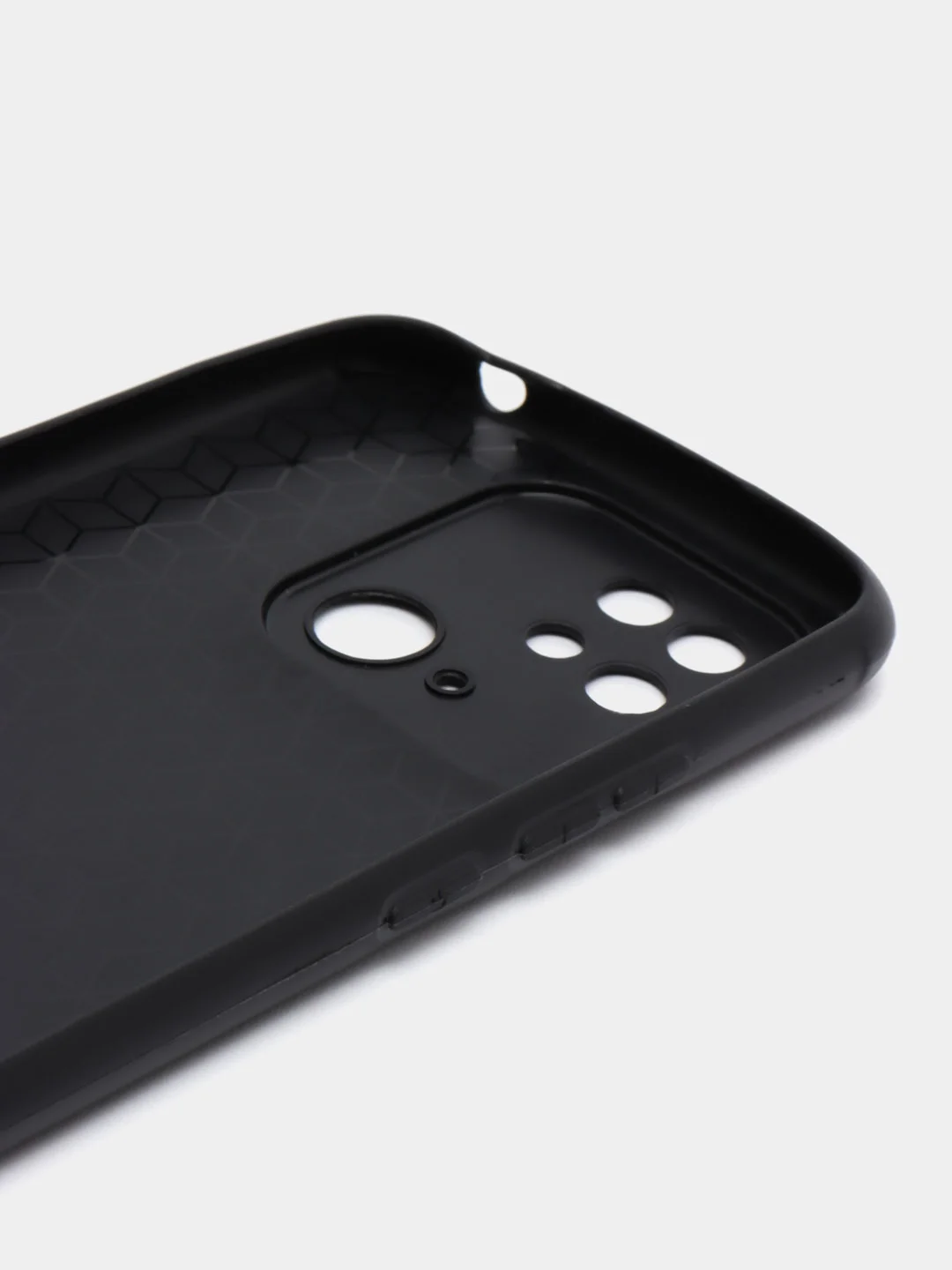 Угольный чехол для Xiaomi Redmi 10C / Poco C40, Сяоми Редми 10С / Поко С40 силиконовый, под кожу