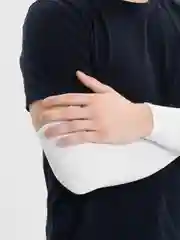 Белый компрессионные нарукавники