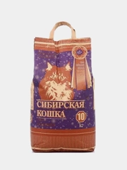 Наполнитель Сибирская кошка 10кг Супер комкующийся для кошек