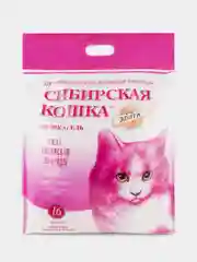 Наполнитель Сибирская кошка 16л Элитный силикагелевый для привередлевых кошек