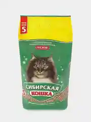 Наполнитель Сибирская кошка  5л Лесной древесный для кошек