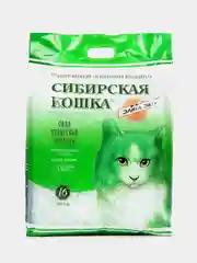 Наполнитель Сибирская кошка 16л Элитный ЭКО силикагелевый для кошек