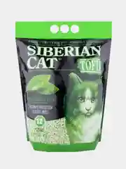 Наполнитель Сибирская кошка "Тофу. Зеленый чай", комкующийся, 12 л