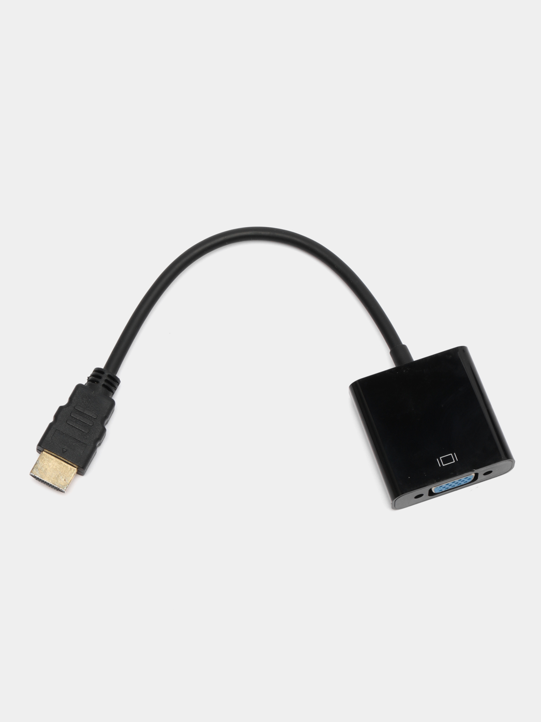 Кабель-переходник HDMI-VGA для подключения монитора, проектора, адаптер  купить по цене 458 ₽ в интернет-магазине Магнит Маркет