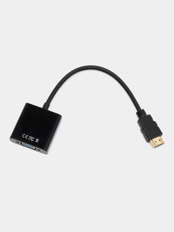Кабель-переходник HDMI-VGA для подключения монитора, проектора, адаптер