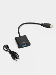 Кабель-переходник HDMI-VGA для подключения монитора, проектора, адаптер