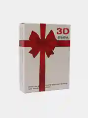 Бежевый 3d Светильник, ночник, LED, USB, подарок на 8 марта
