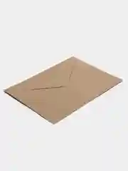 Конверт почтовый/подарочный, крафт С5, 162х229 мм, 80 г/м2