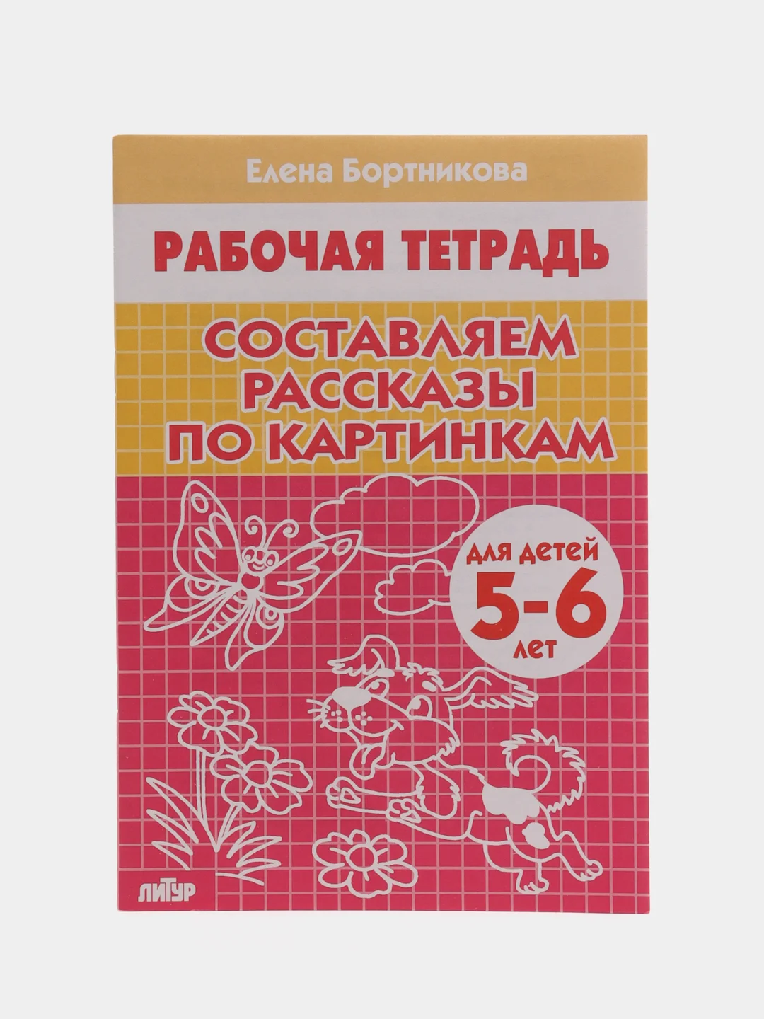 Комплект из 3 рабочих тетрадей для детей 5-6 лет. Елена Бортникова