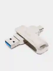 Флешка Netac U782C 16/32/64/128GB USB 3.0+Type-C, поворотная, флеш карта, карта памяти