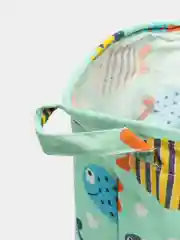 Голубой корзина для хранения игрушек, складная