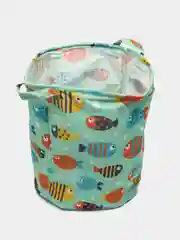 Голубой корзина для хранения игрушек, складная
